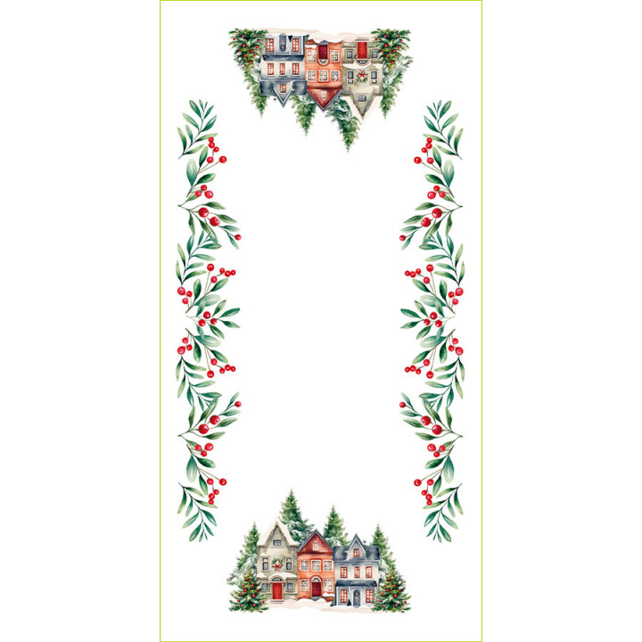 Bieżnik świąteczny Nina 60x120 – wodoodporny, Markizeta