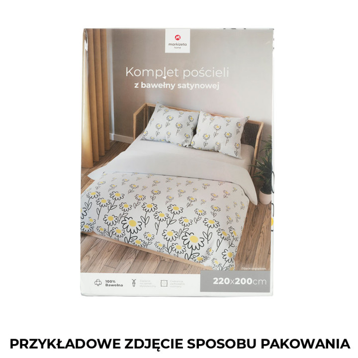 BELLIS Komplet pościeli z bawełny satynowej 220x200cm 100062