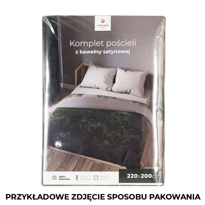 FOREST Komplet pościeli z bawełny satynowej 220x200cm 100089