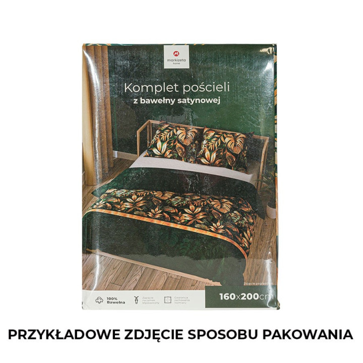 SELVA Komplet pościeli z bawełny satynowej 220x200cm 100072
