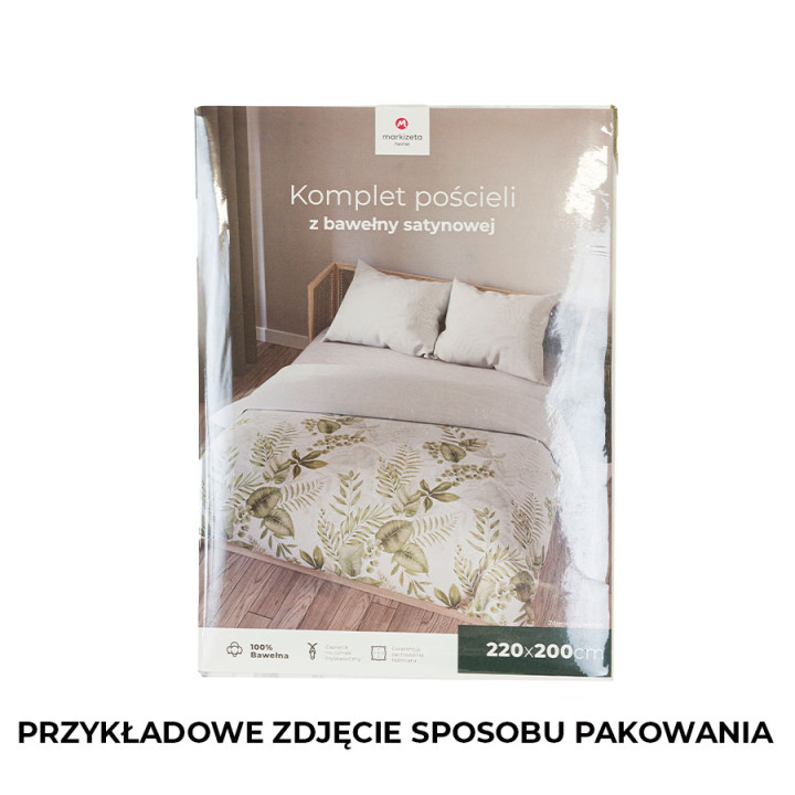 LIGIERO Komplet pościeli z bawełny satynowej 220x200cm 100087