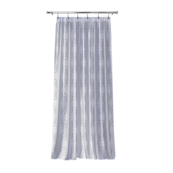 EMBER Firana gotowa na taśmie, szerokość 140cm x wysokość 250cm, kolor 001 biały