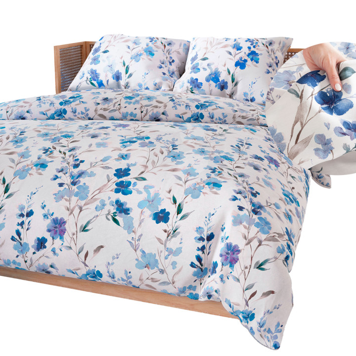 FLORISSE pościel satynowa 160x200 w kwiaty