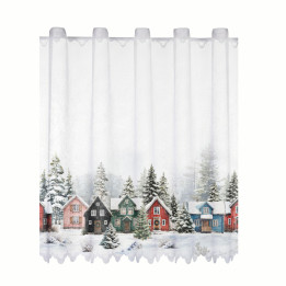 ŚNIEŻNA DOLINA Zazdrostka żakardowa 361910, szerokość 150 x wysokość 70cm, kolor 009 wielokolorowy PBN455/ZAZ/009/150070/1