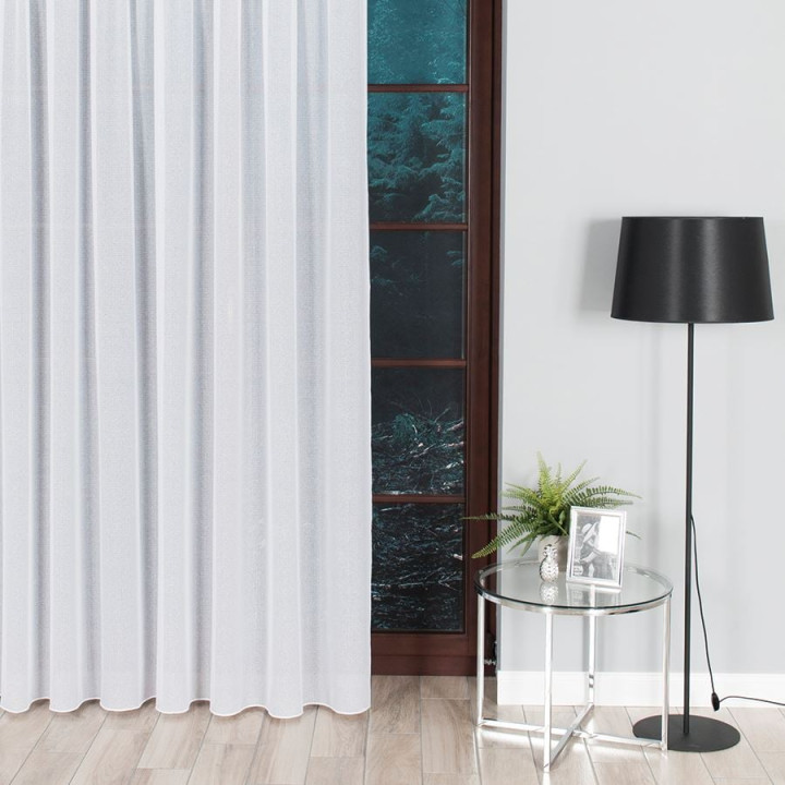 Firanka fantazyjna, wysokość 330cm, kolor 001 biały