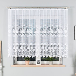 017480 Firanka żakardowa · biały · wysokość 140 cm