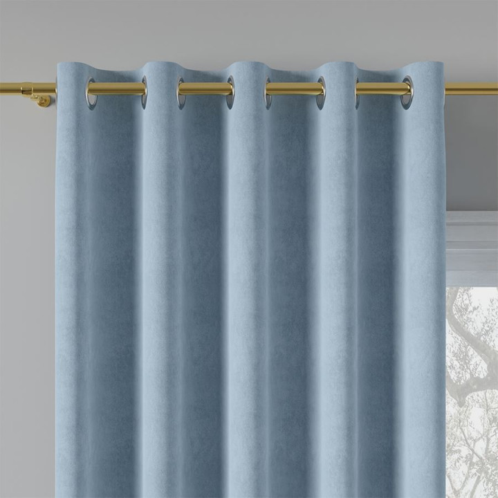 MILAS Tkanina dekoracyjna, wysokość 290cm, kolor 048 baby blue
