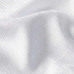 ZJM WODOODPORNY Tkanina dekoracyjna, szerokość 165cm, kolor 001 biały z lurexem
