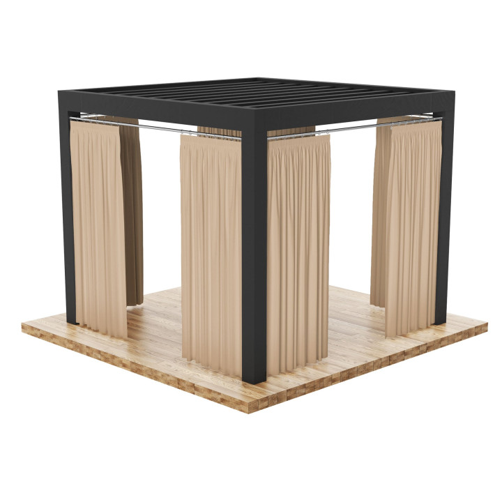 SIMBA Tkanina dekoracyjna zewnętrzna premium, szerokość 150 cm, kolor 004 beżowy
