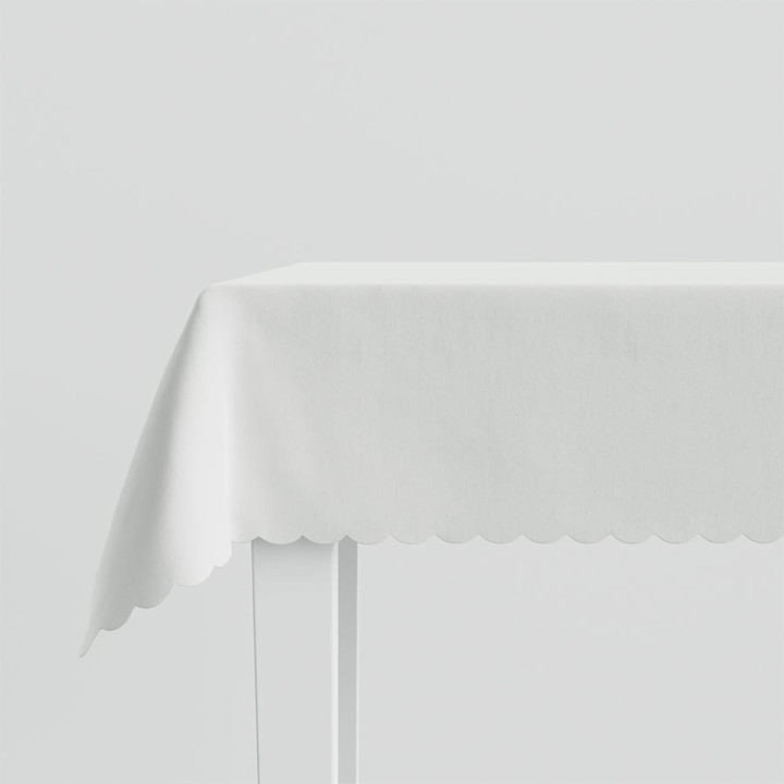NINA WODOODPORNA Tkanina dekoracyjna, szerokość 330cm, kolor 001 biały