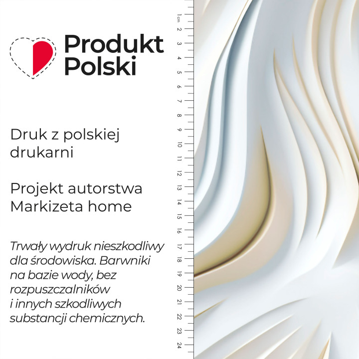 CALM Tkanina dekoracyjna NINA WODOODPORNA, 160cm, kolor 001 beżowy szary