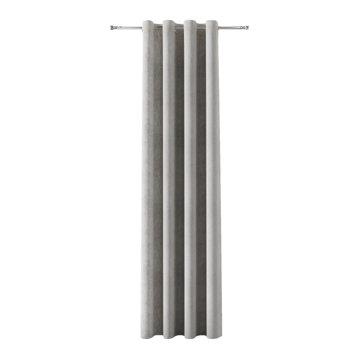 SOFT Tkanina dekoracyjna, wysokość 285cm, kolor 022 jasny szary