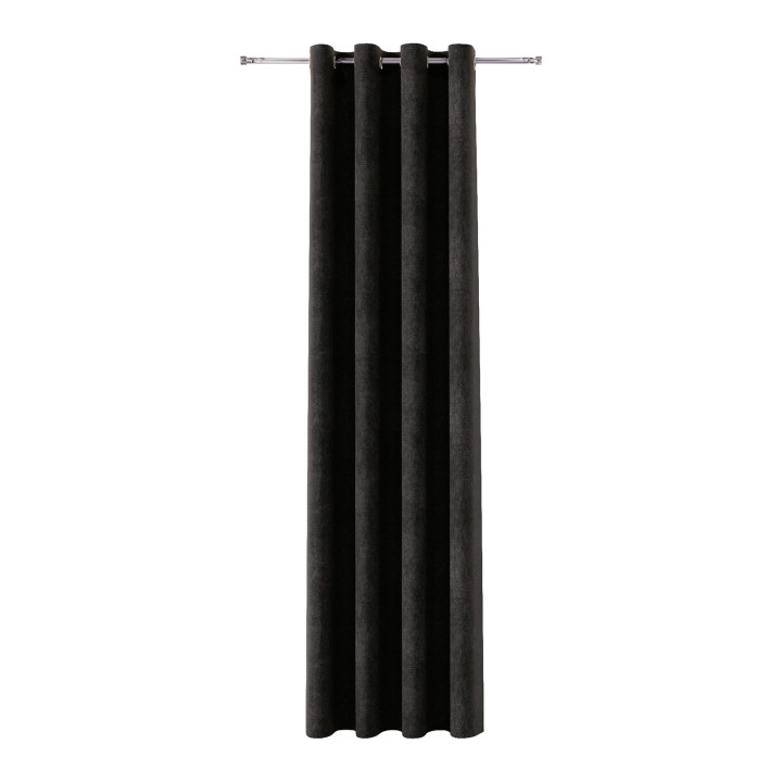 SOFT Tkanina dekoracyjna, wysokość 285cm, kolor 028 czarny