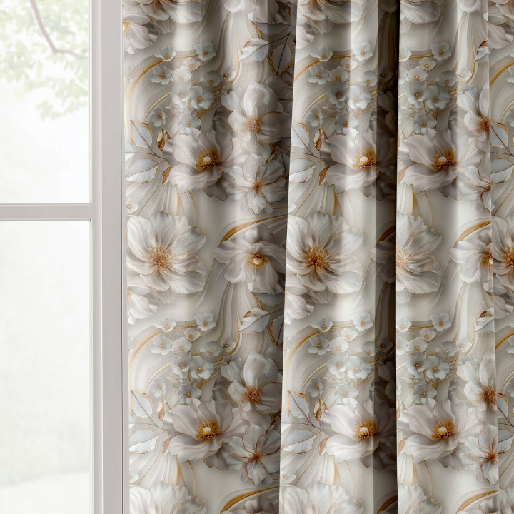 GOLDIRIS Tkanina dekoracyjna VELVET, 150cm, kolor 004 złoto - beżowy