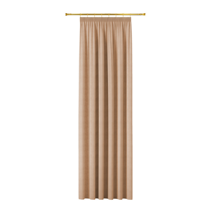 MILAS Tkanina dekoracyjna, wysokość 300cm, kolor 004 nude