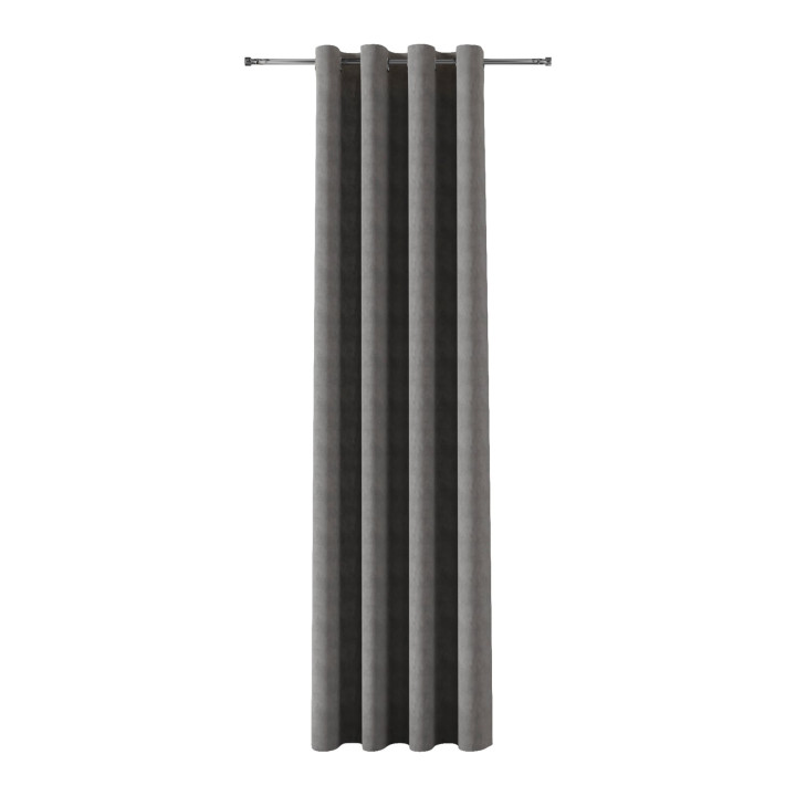 MILAS Tkanina dekoracyjna, wysokość 300cm, kolor 796 szary