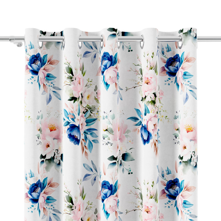 GLADE Tkanina dekoracyjna typu MILAS, szerokość 165cm, kolor 009 wielokolorowy