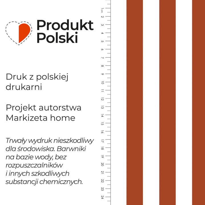 PASKI GRILOWA UCZTA Tkanina dekoracyjna NINA WODOODPORNA, 160cm, kolor 003 czerwony
