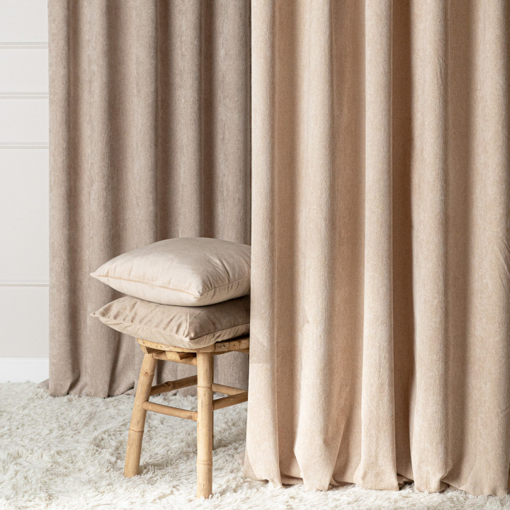 SOFT Tkanina dekoracyjna, wysokość 300cm, kolor 002 beżowy