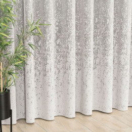 Firanka żakardowa ze wzorem po całości, wysokość 250cm, kolor 023 szary