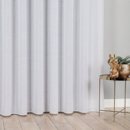 Firanka fantazyjna z ołowianką, wysokość 300cm, kolor 001 biały