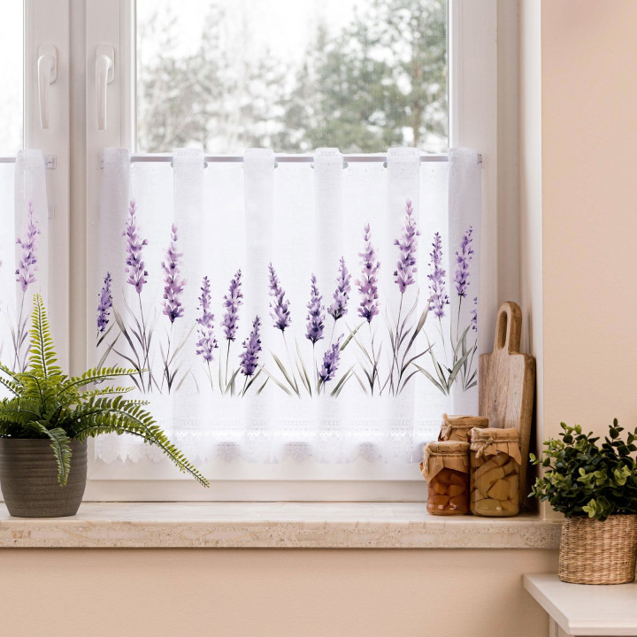 ŁĄKA LAWENDOWA Zazdrostka żakardowa 361930, wysokość 50cm, kolor 001