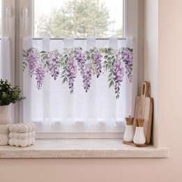 WISTERIA Zazdrostka żakardowa 361910, wysokość 50cm, kolor 001