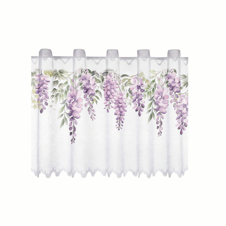WISTERIA Zazdrostka żakardowa 361910, wysokość 50cm, kolor 001