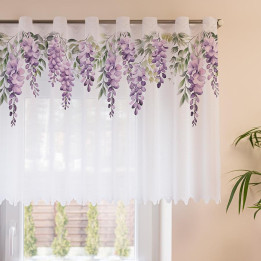 WISTERIA Zazdrostka żakardowa 361910, wysokość 70cm, kolor 001