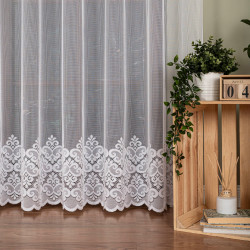015997 Firanka żakardowa · biały · wysokość 250 cm