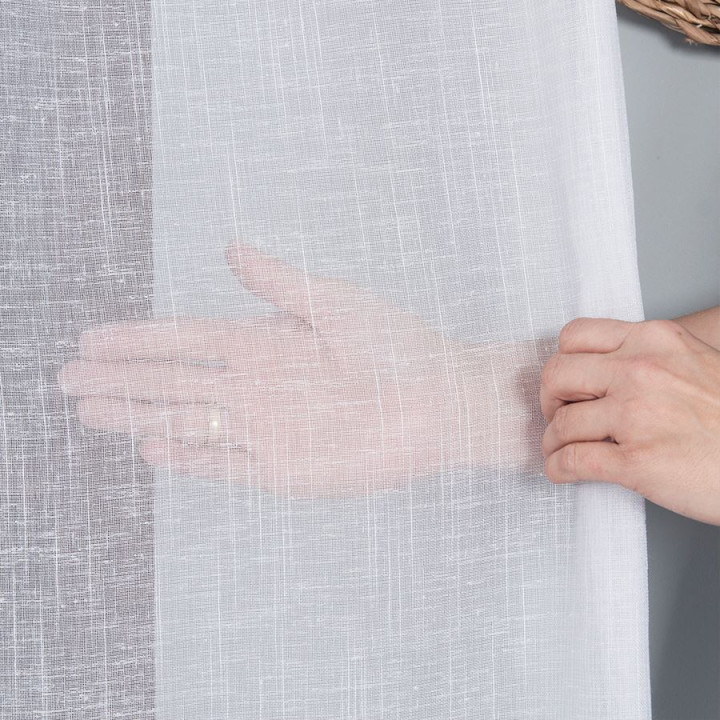 Firanka fantazyjna, wysokość 300cm, kolor 001 biały