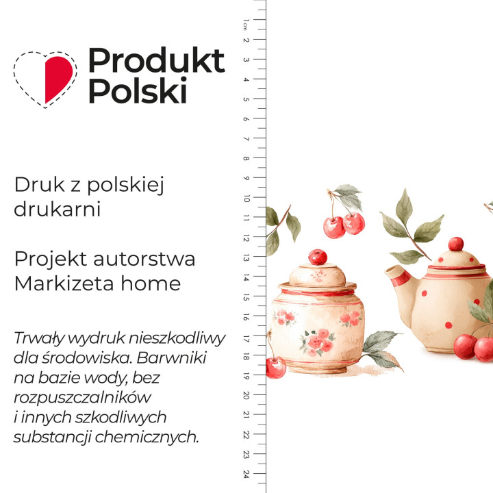 CHERRI Zazdrostka 100828 na batyście, wysokość 50cm, kolor 004 beżowo czerwony (do wyczerpania zapasu)