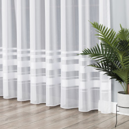 Firanka fantazyjna z ołowianką, wysokość 320cm, kolor 001 biały