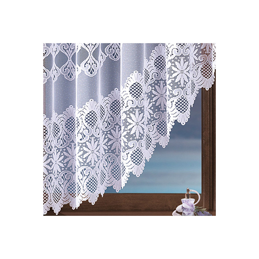Firanka gotowa żakardowa 019001 - 170x300 cm - biała