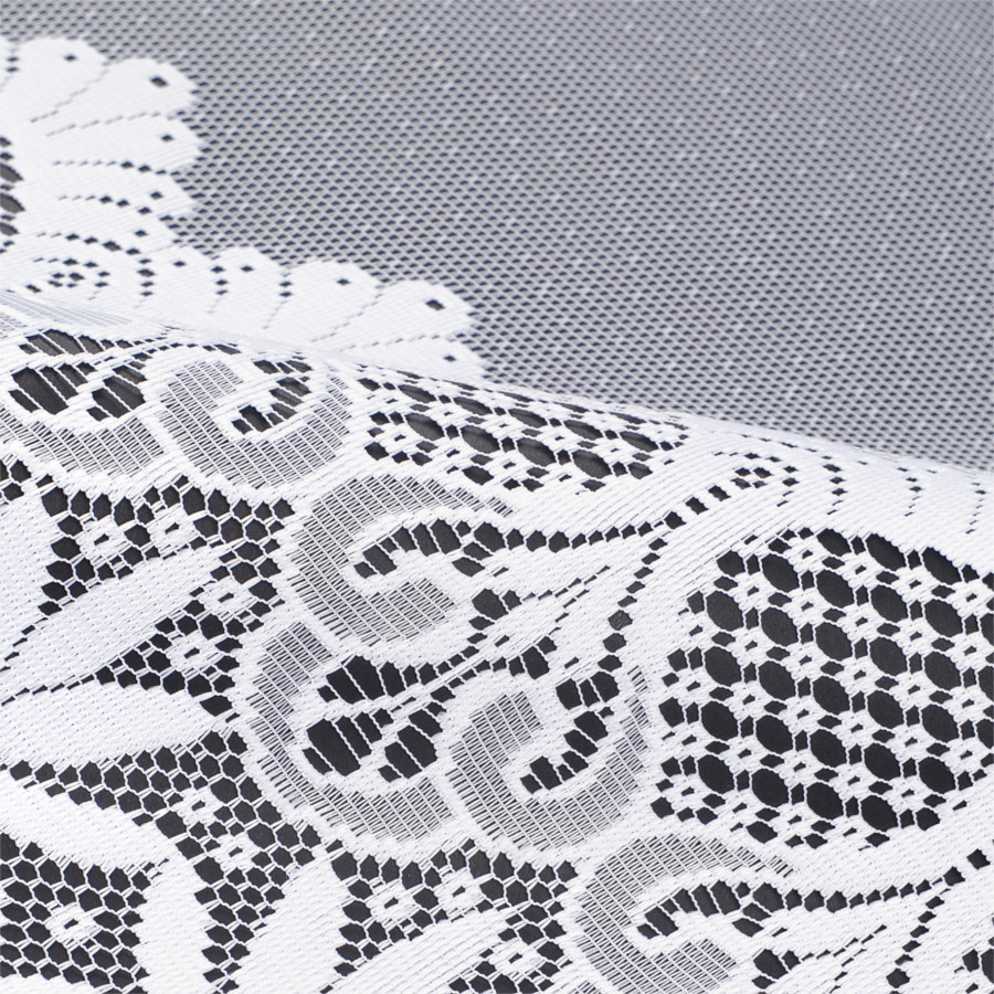 Firanka gotowa żakardowa 019001 - 170x300 cm - biała