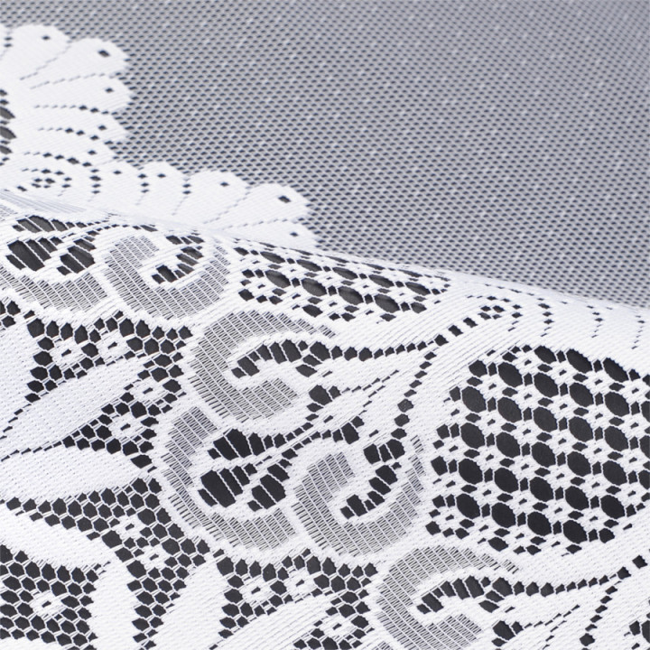Firanka gotowa żakardowa 019001 - 170x300 cm - biała